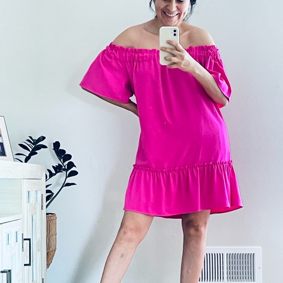 CROSBY by Mollie Burch PINK DRESS SIZE SMALL - Picture 4 of 4